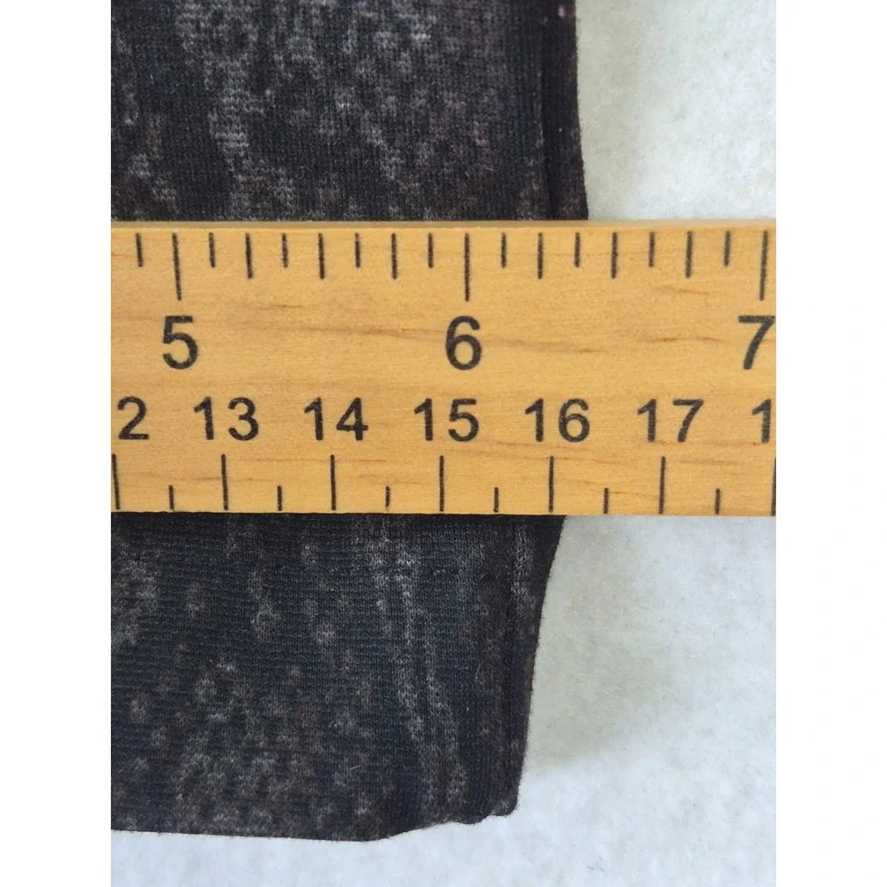 Calvin Klein Women's Snake Print Leggings Size L Black Gray Pull On Stretch